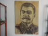 Сталин-рисунка портрет 100/70см.